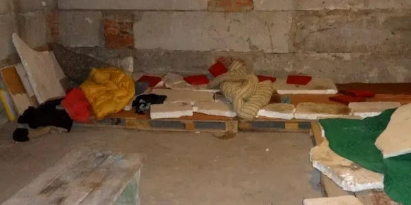 Tortura  inchisoare Donețk FOTO Captura Ruslan Kravchenko jpg