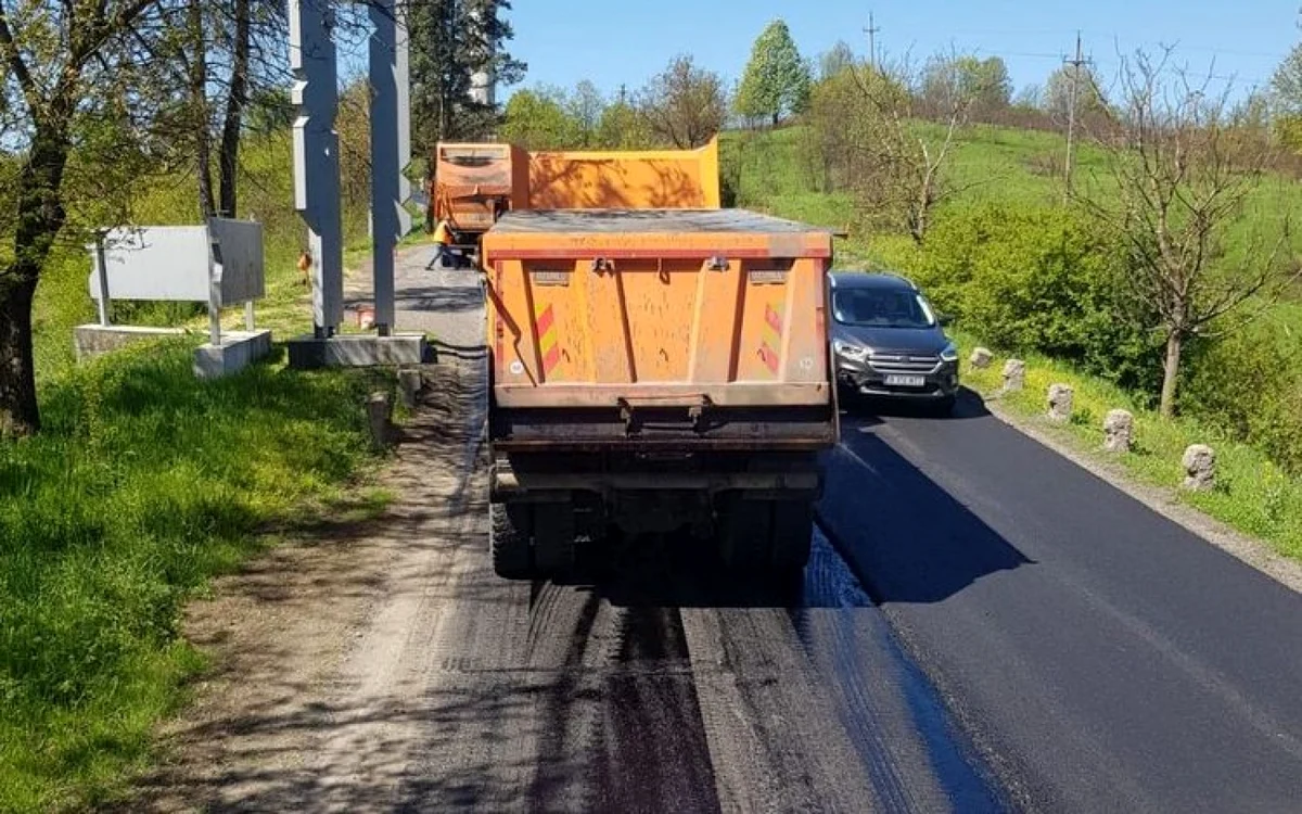 lucrari pe DN 68 A Deva Lugoj foto drdp Timisoara