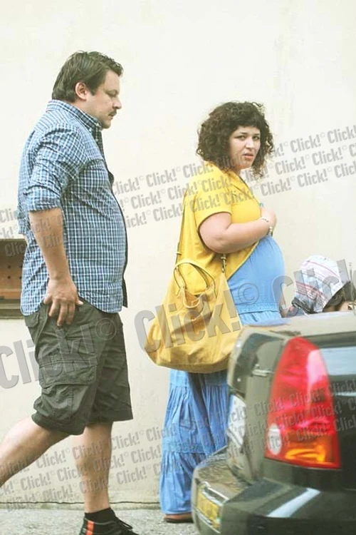 Cătălina, soţia lui Mihai Bobonete este gravidă în luna a şaptea (Fotografii: CAPS)