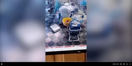 operatia rusia in timpul cutremurului captura video jpg