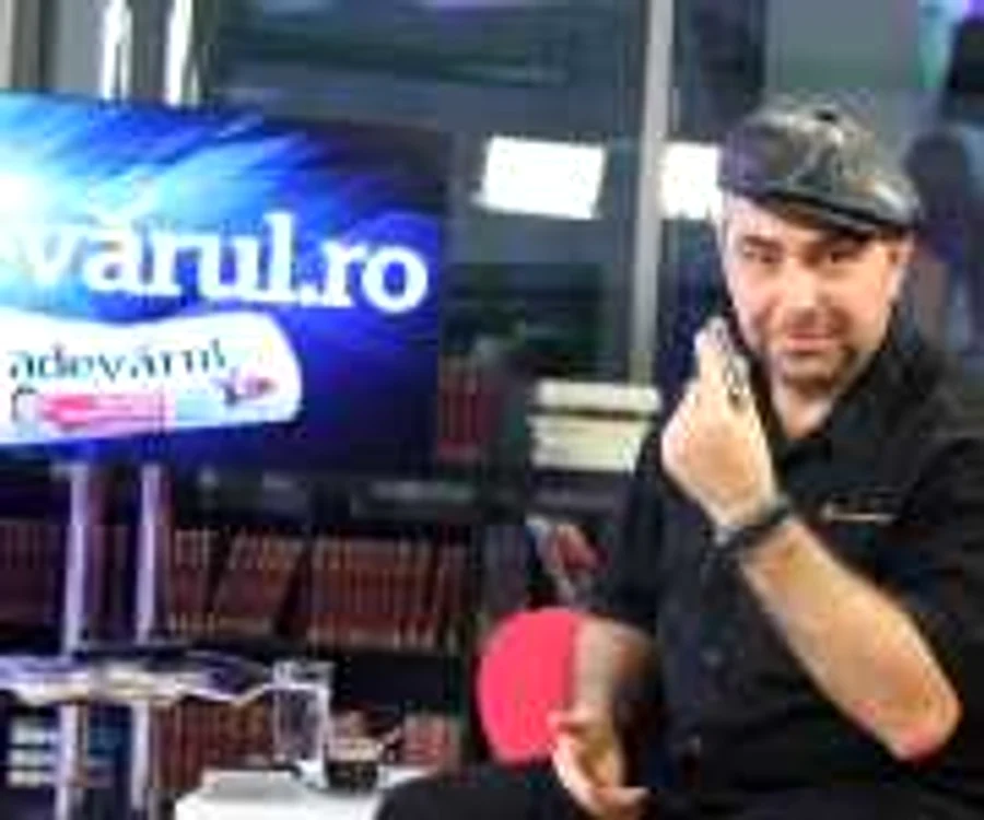 Marcian Petrescu, în studioul Adevarul Live FOTO Marian Iliescu