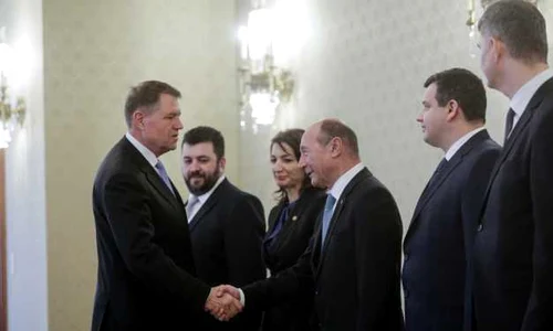Consultări PMP Cotroceni - Traian Băsescu - Klaus Iohannis / FOTO Inquam Photos / George Călin / 17 ian 2018