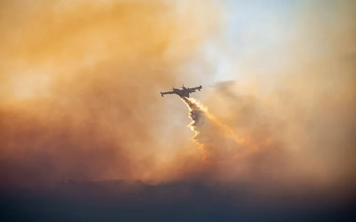 Incendii devastatoare pe o insula Thassos, Grecia FOTO: X