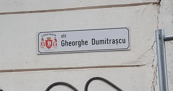 Strada Dianei a devenit Gheorghe Dumitraşcu                          FOTO Facebook Primaria Constanta