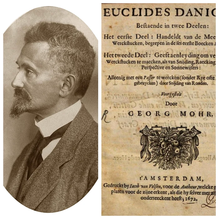 Matematicienii Felix Hausdorff și Georg Mohr Foto: Wikipedia