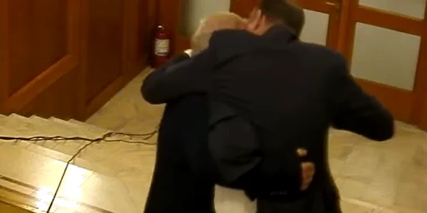 Florin Roman vs. Dan Vîlceanu. FOTO captură video