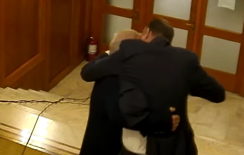 Florin Roman vs. Dan Vîlceanu. FOTO captură video