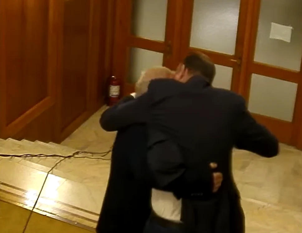 Dan Vîlceanu, acuzat că l-a lovit şi zgâriat pe colegul său de partid. FOTO: Captură Video 