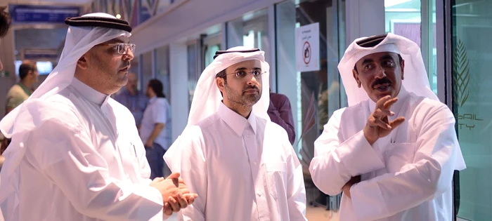 Oficialii Comitetului de Organizare, încântați de metroul de la Doha.