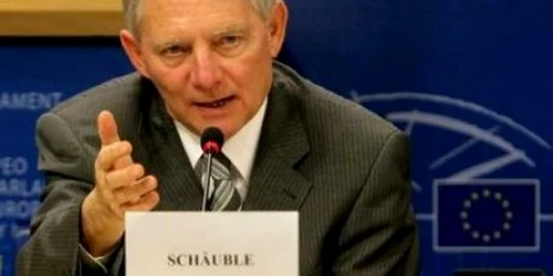 Ministrul german de Finanţe, Wolfgang Schäuble