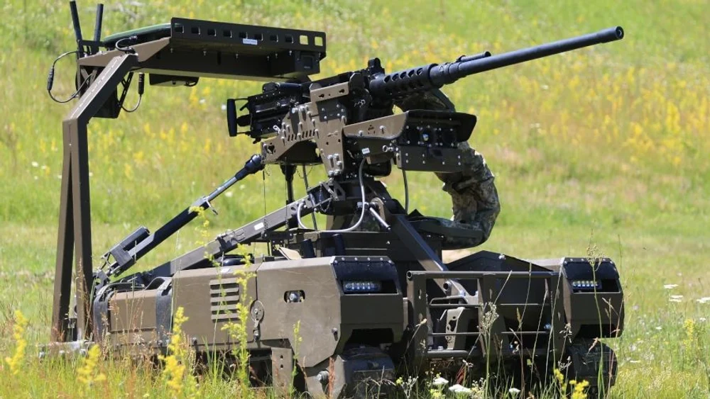 Robot de luptă ucrainean, dotat cu mitralieră Browning de 12,7 mm, a menținut singur o poziție defensivă timp de o lună și jumătate