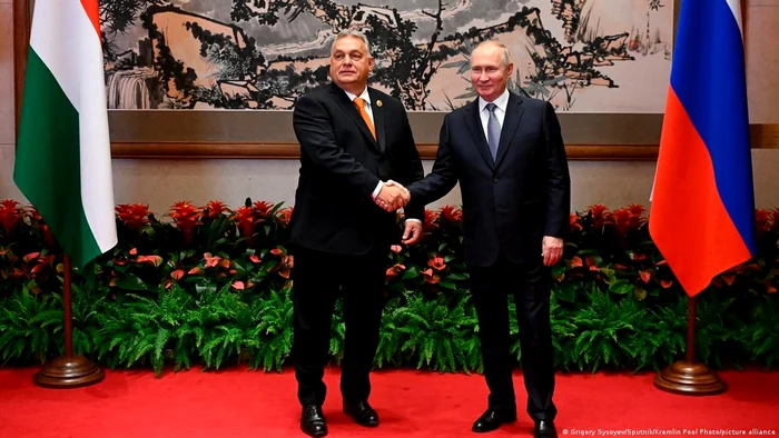 Premierul ungar Viktor Orban și liderul rus Vladimir Putin rămân buni prieteni (octombrie 2023) 