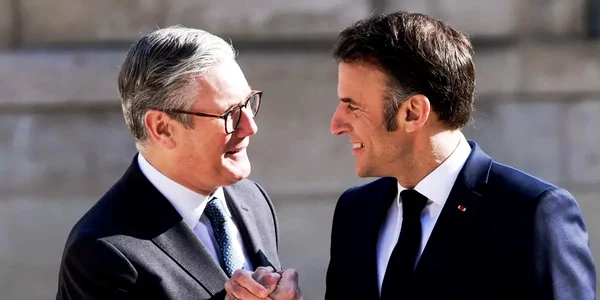 Keir Starmer emmanuel macron jpg
