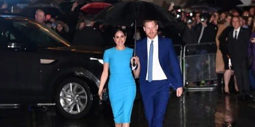 Meghan şi Harry prima apariţie dupa Megxit. FOTO EPA-EFE