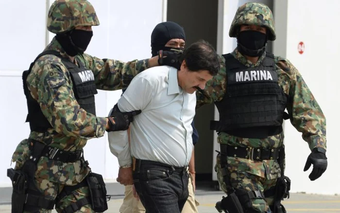 El Chapo Guzman a fost prins din nou de autorităţile mexicane FOTO: Mediafax