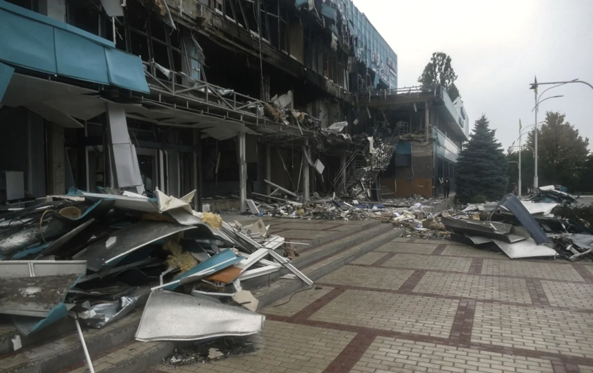 Ismail: Consecințe ale atacului cu drone de miercurea trecută FOTO EPA-EFE
