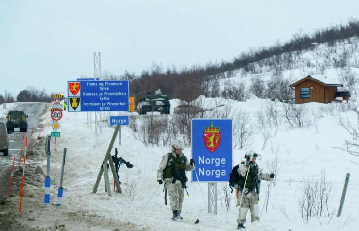 Granița norvegiano-rusă din Finnmark/FOTO:X