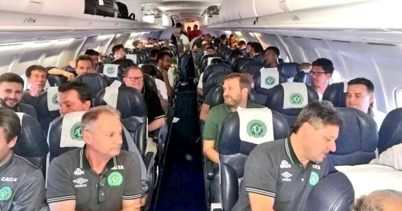 Chapecoense, înainte de accident
