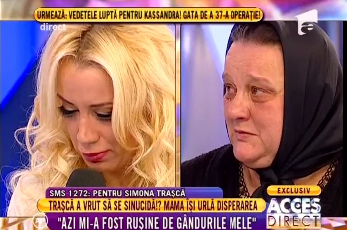 Simona Traşcă se linişteşte citind acatiste