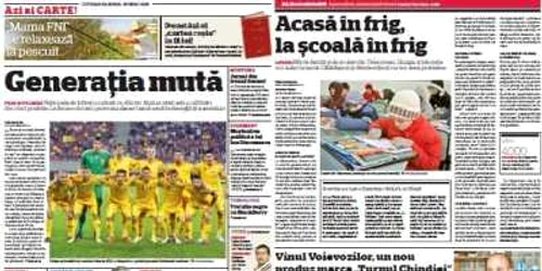 Ediţia de muntenia a ziarului Adevărul 