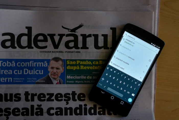 Android L a ajuns „pe“ paginile noastre virtuale şi printate. FOTO Răzvan Băltăreţu/Adevărul