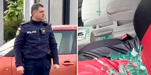 Bebelus salvat de un polițist Foto Poliția Română jpg