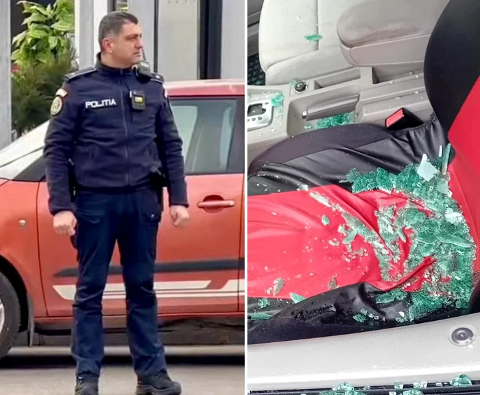 Copilul a fost salvat de un polițist Foto: Poliția Română