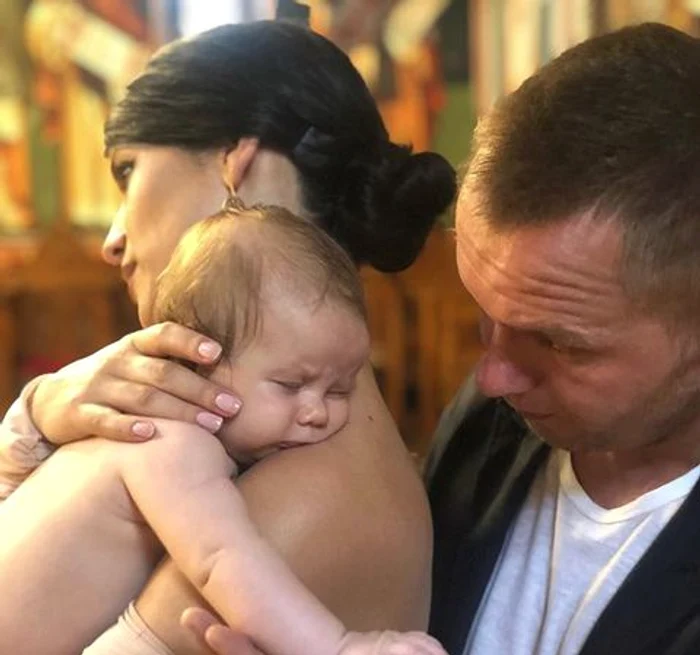 Codin Maticiuc și-a botezat fetița Foto: Instagram
