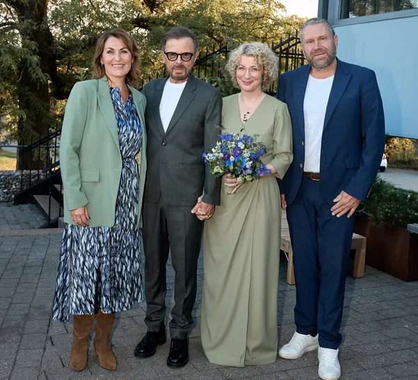 Evenimentul a fost unul restrâns, alături de prieteni. Foto: Facebook/Björn Ulvaeus