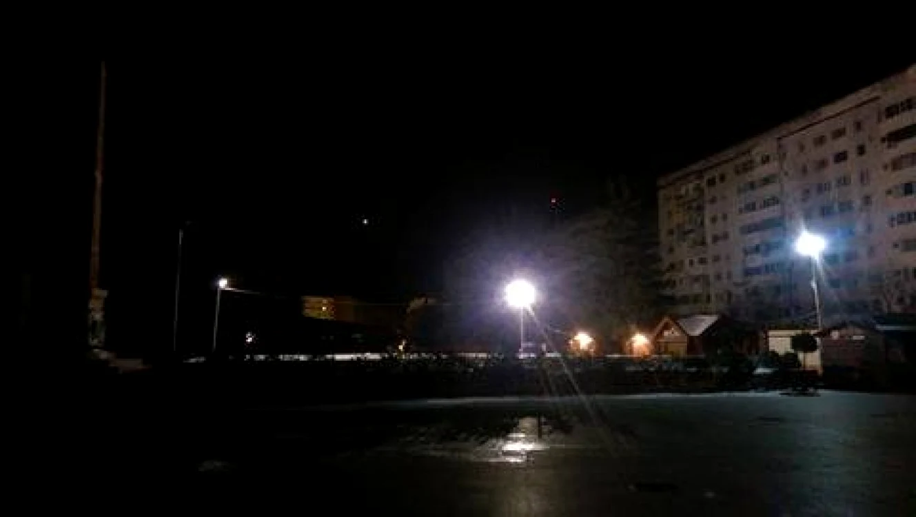 Întuneric în centrul Focşaniului   Foto: Sorin Marius Ion
