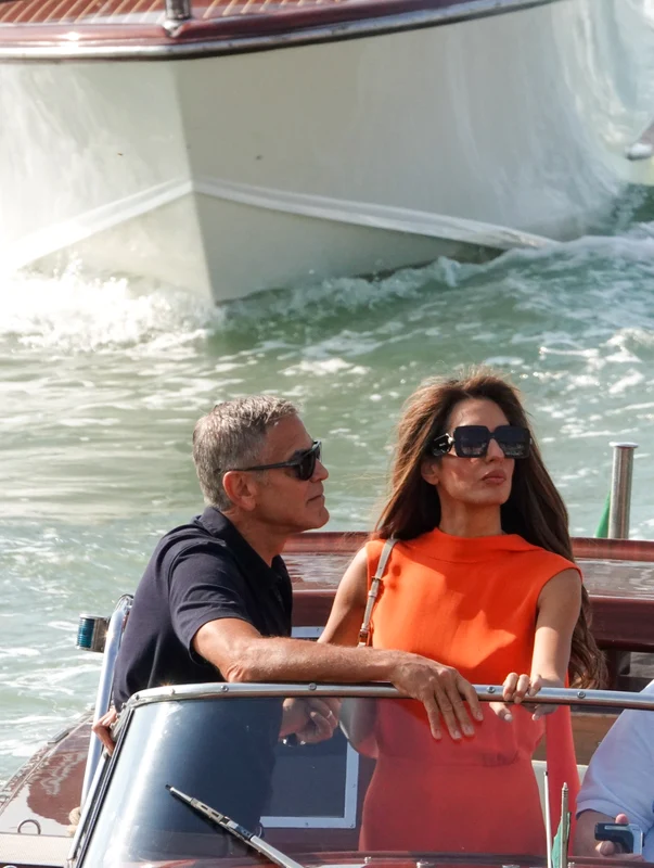 George și Amal Clooney la Veneția, Profimedia 