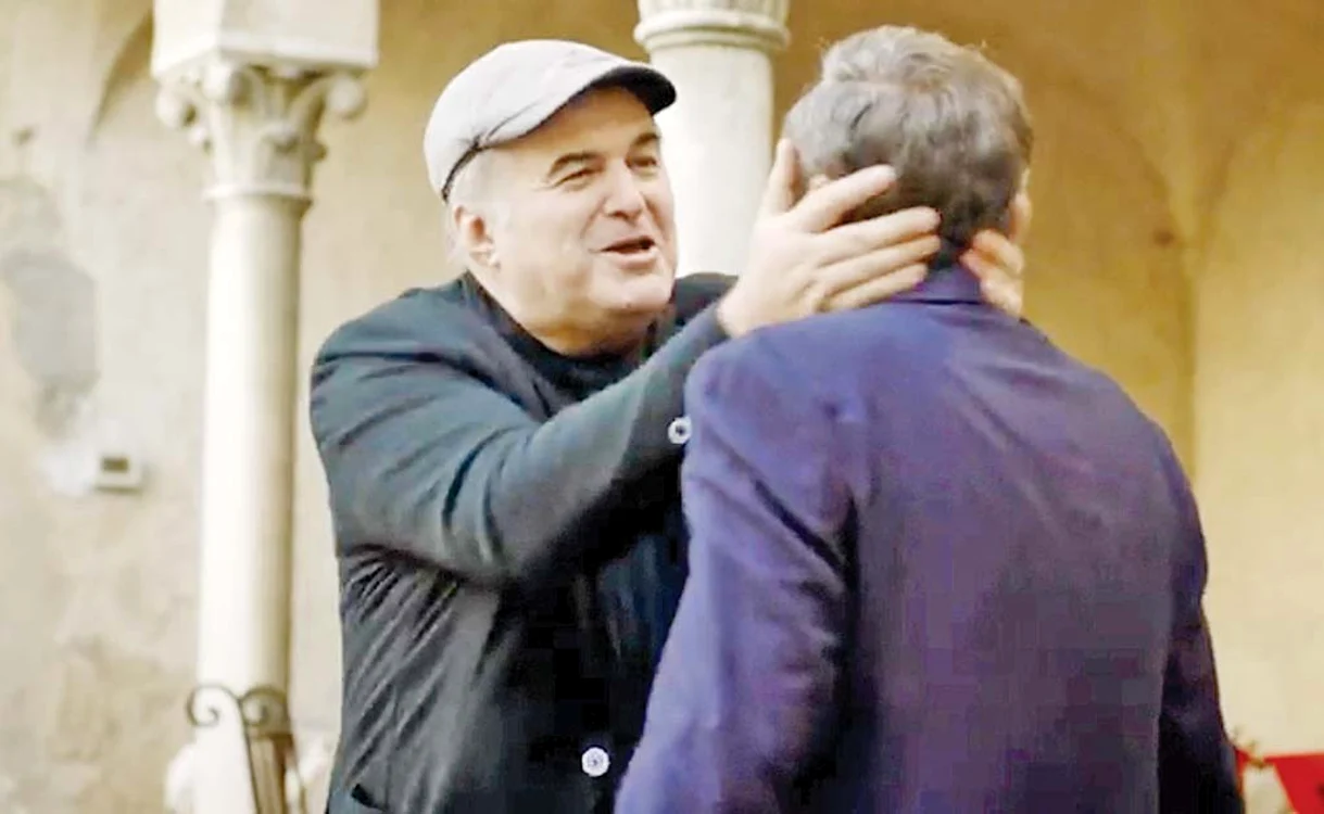 
    Florin Călinescu, pe platourile de filmare  