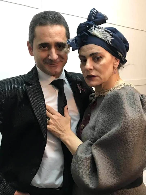 Gabriel Fătu, alături de Maia Morgenstern
