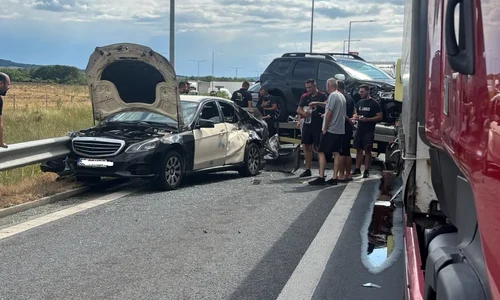accident pe a1 in timis, 4 vehicule implicate, 24 iulie 2026 FOTO Facebook/Lugoj Info