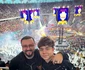 Cătălin Măruță și fiul, la concertul Metallica, de la București 