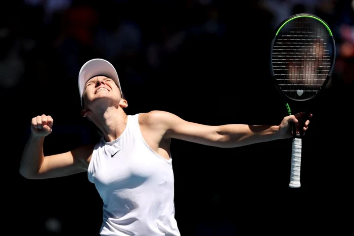 Simona Halep a avut un meci complicat, dar spectaculos, în optimile de la Dubai