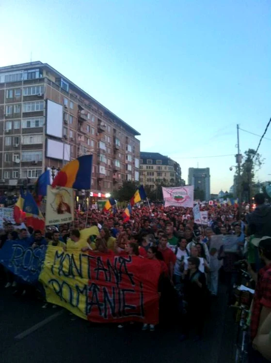 proteste rosia montana unirii - vice romania