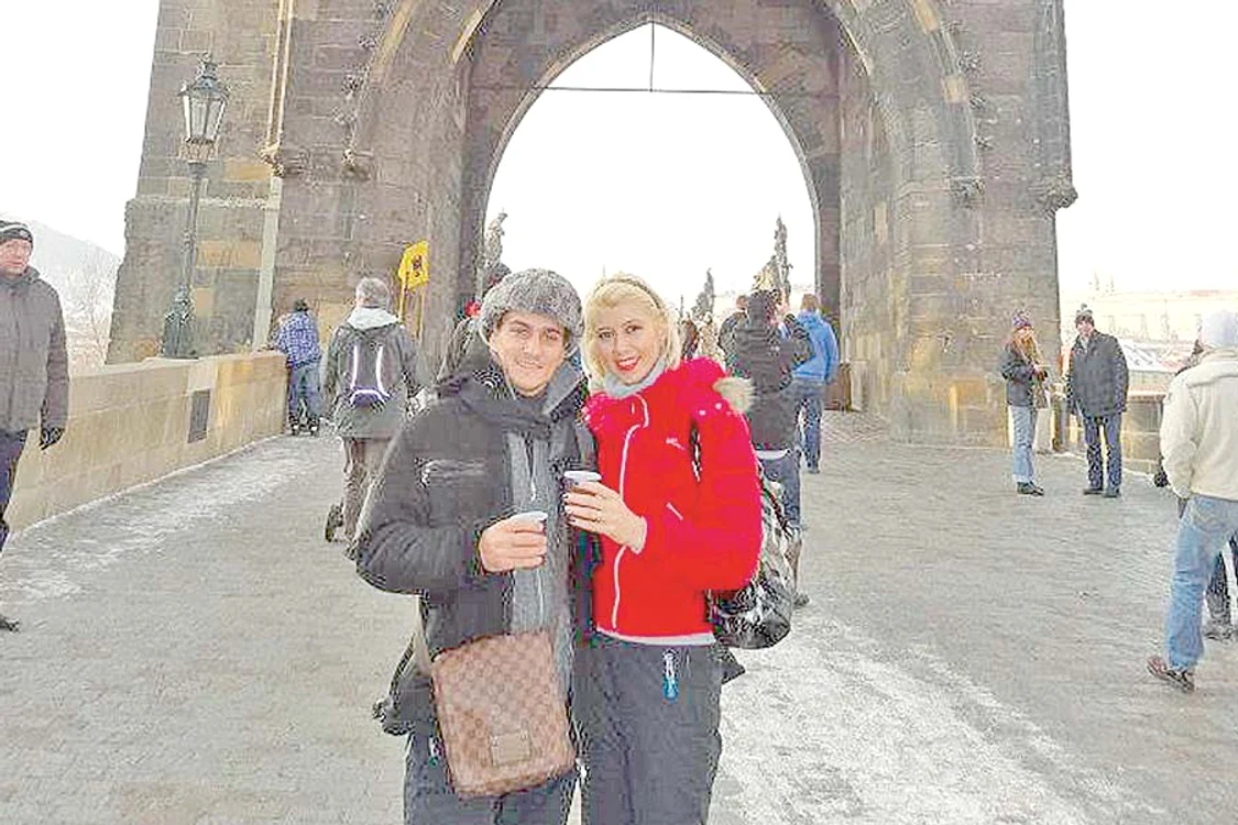 Marian şi Corina  Drăgulescu au  vizitat fiecare  obiectiv turistic  al oraşului Praga