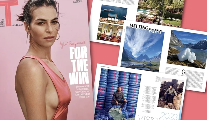 Australianca a oferit un interviu amplu revistei care i-a dedicat o copertă (FOTO: Instagram)