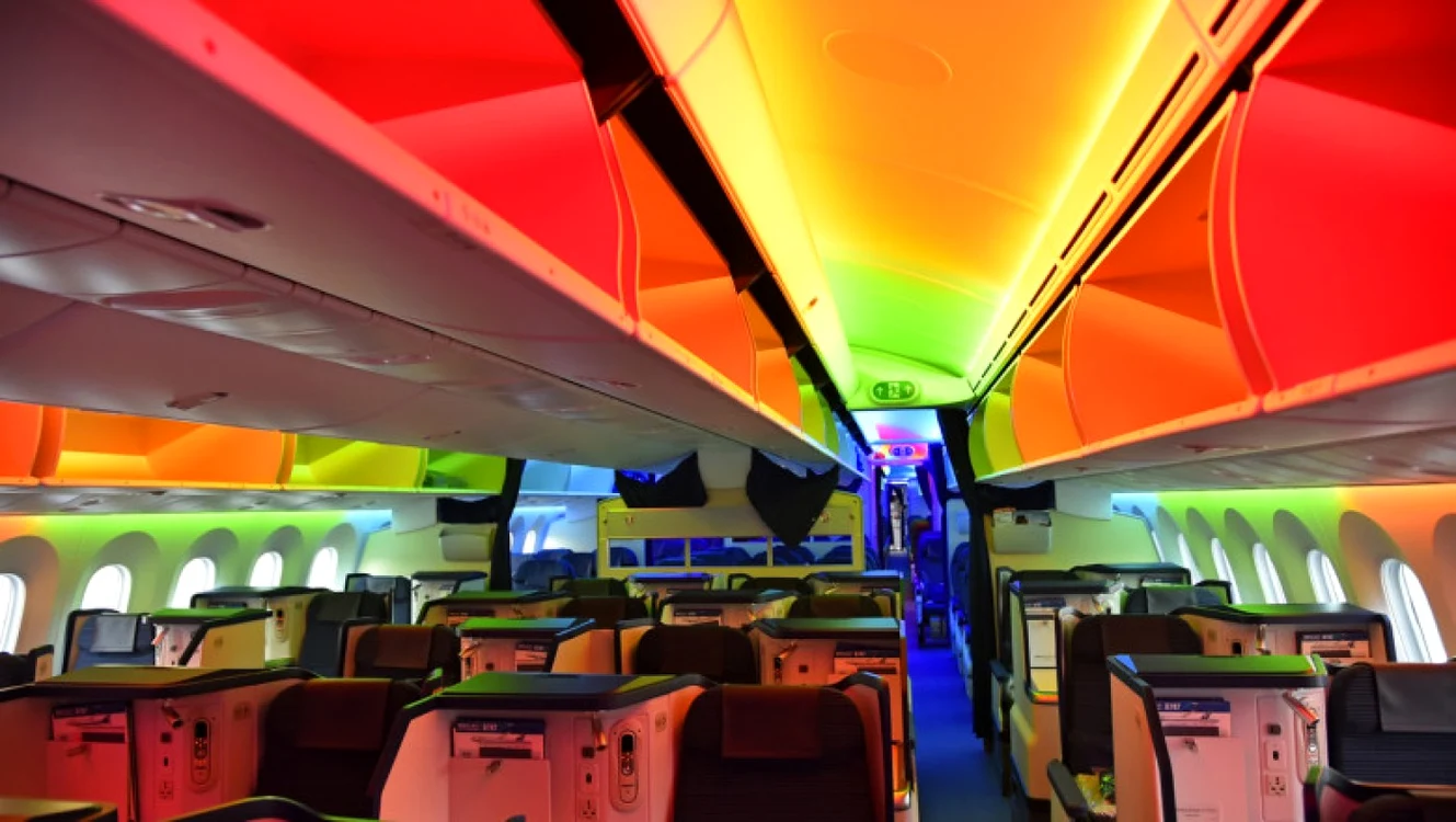 Interiorul unei aeronave. Foto: Profimedia Images