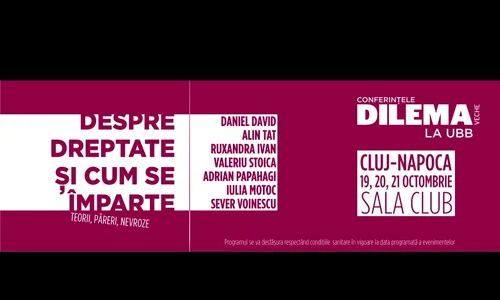 19 21 octombrie: „Conferințele Dilema veche”, din nou la Cluj Napoca, din nou la UBB jpeg