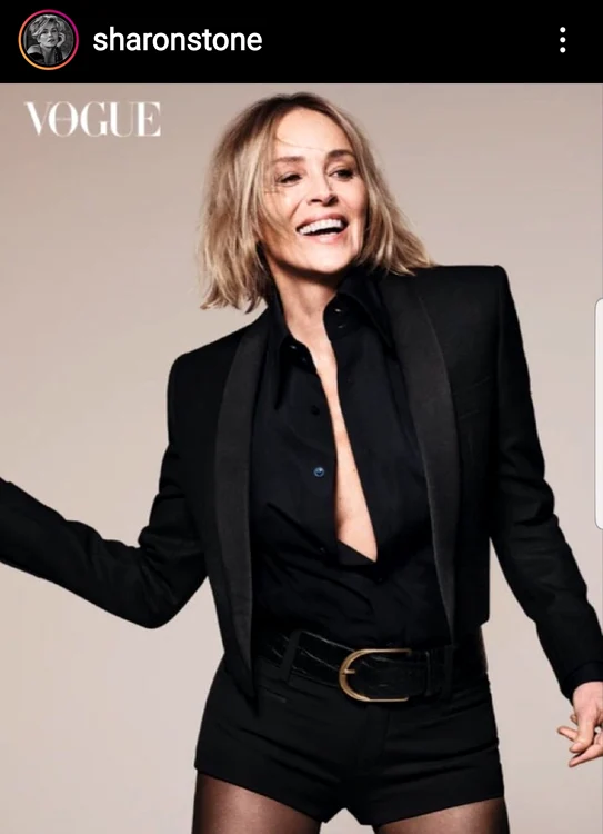 Sharon Stone a pozat pentru ultimul număr al revistei Vogue, ediția germană