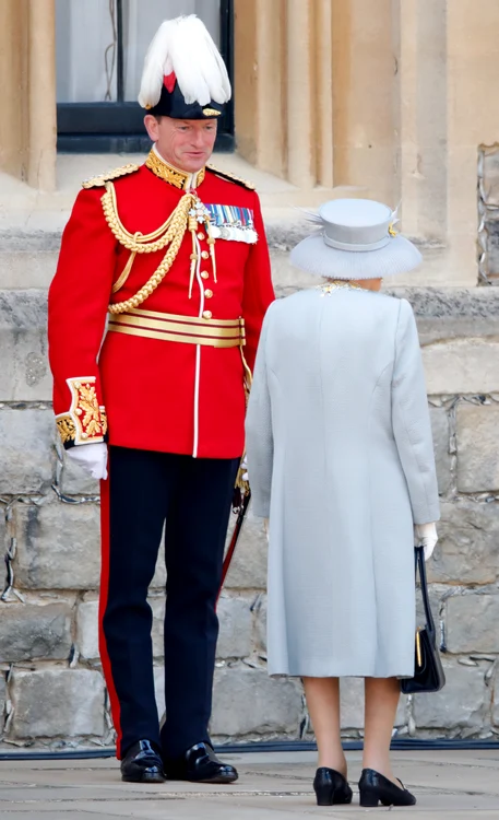 Sir Christopher Ghika și Regina Elisabeta a II-a. FOTO: Getty Images