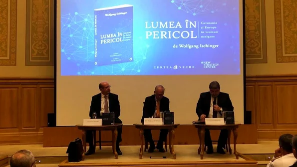 Cartea «Lumea în pericol Germania și Europa în vremuri nesigure» a ambasadorului Wolfgang Ischinger, lansată în România jpeg