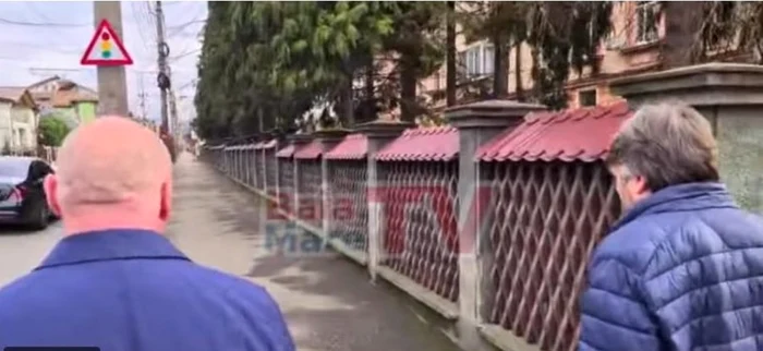 Bărbatul a fost pus în libertate după audieri. FOTO: Baia Mare TV