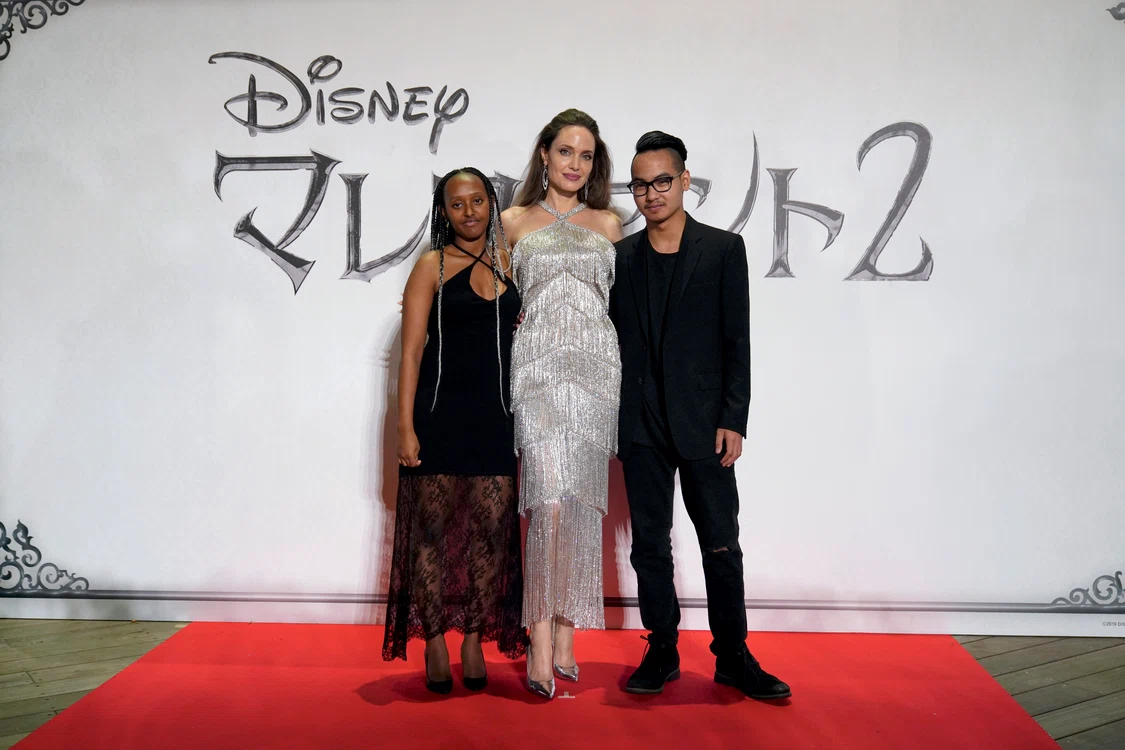 Zahara, Angelina și Maddox, împreună pe covorul roșu