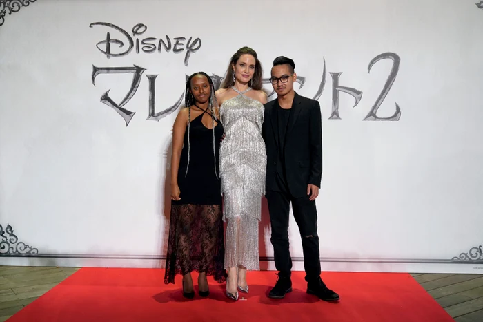 Zahara, Angelina și Maddox, împreună pe covorul roșu