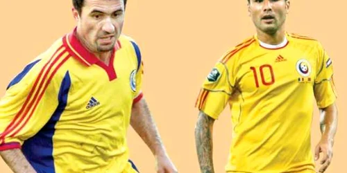 Gheorghe Hagi şi Adrian Mutu 