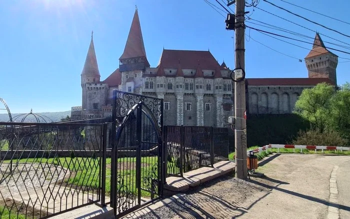 Poarta nouă a Castelului Corvinilor. Foto: Muzeul Castelului Corvinilor.