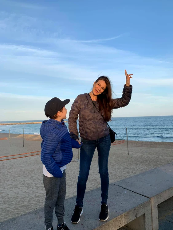 Luisa se bucură de viață și de băiețelul ei